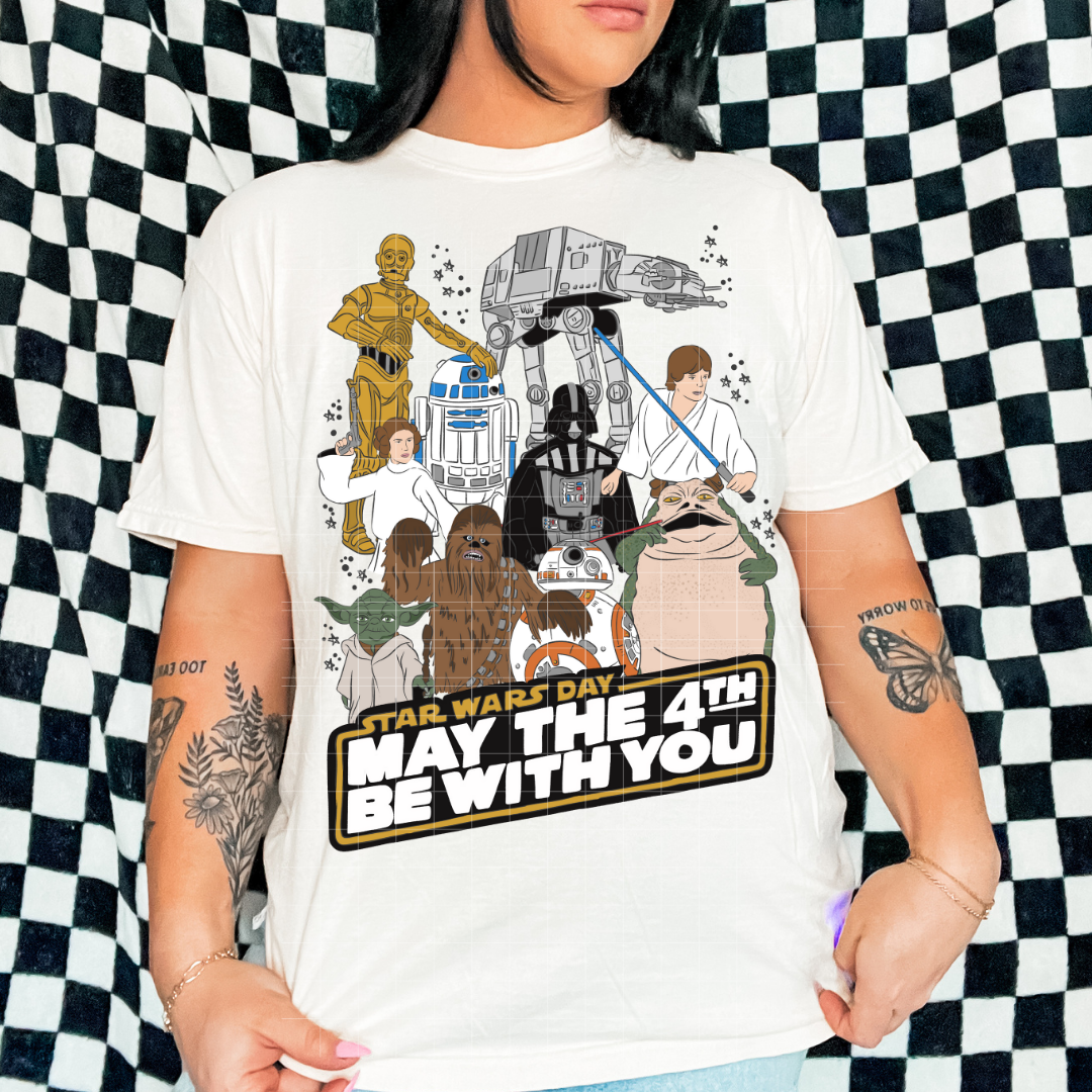 May the 4th | DTF Screen Print | POD - choose design