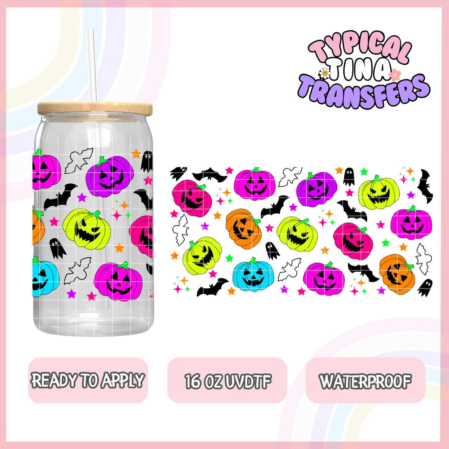 UVDTF #1807| 16oz UVDTF Wrap | POD