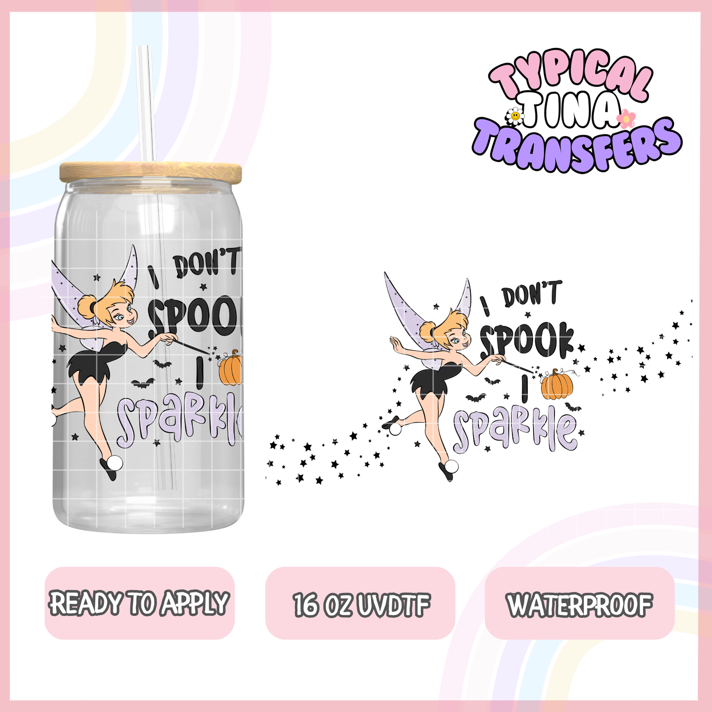 UVDTF #1829 | 16oz UVDTF Wrap | RTS