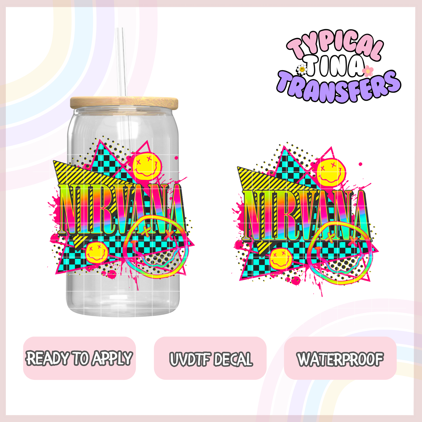 UVDTF Decal | 3"-4" decals | POD
