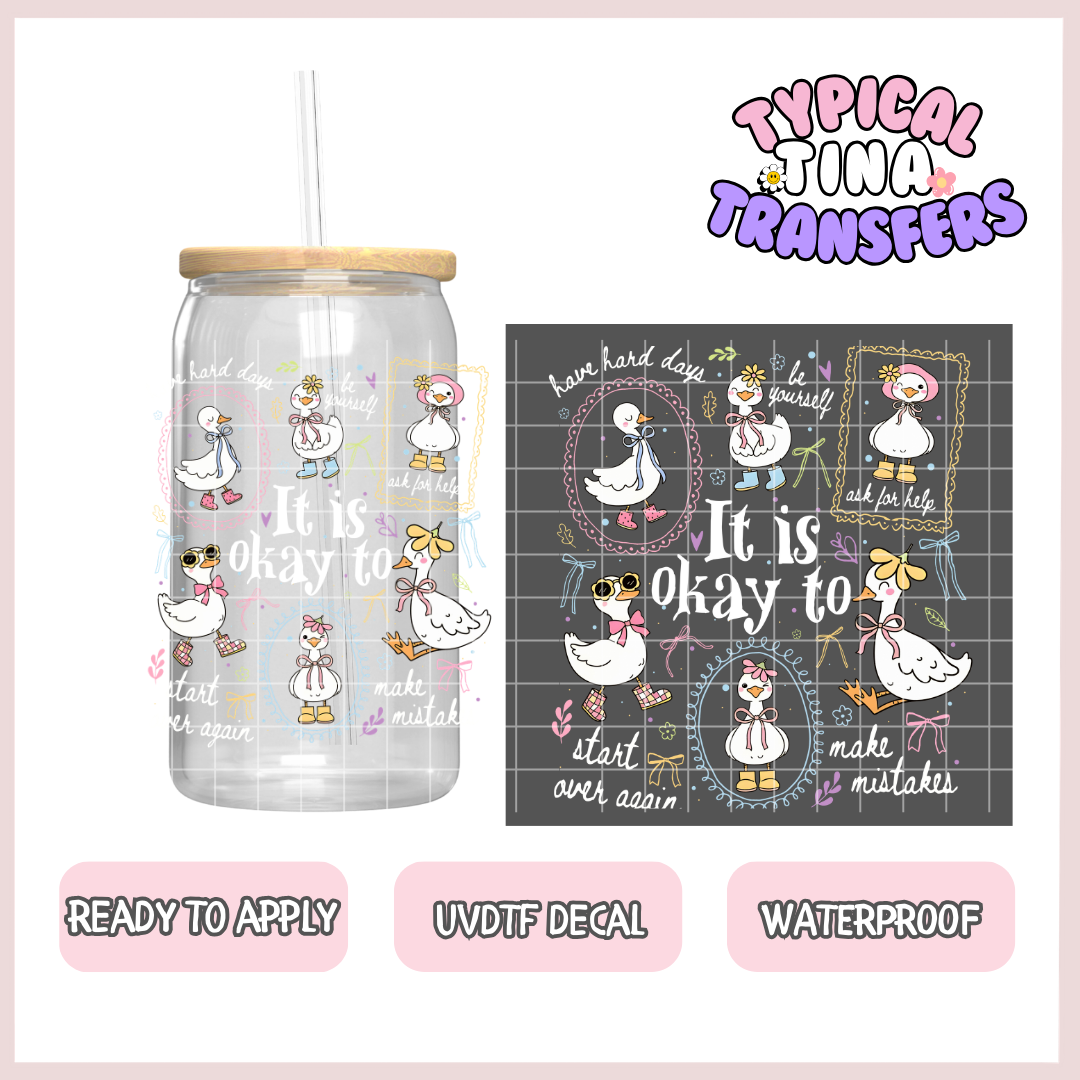 it is okay | UV decals | POD