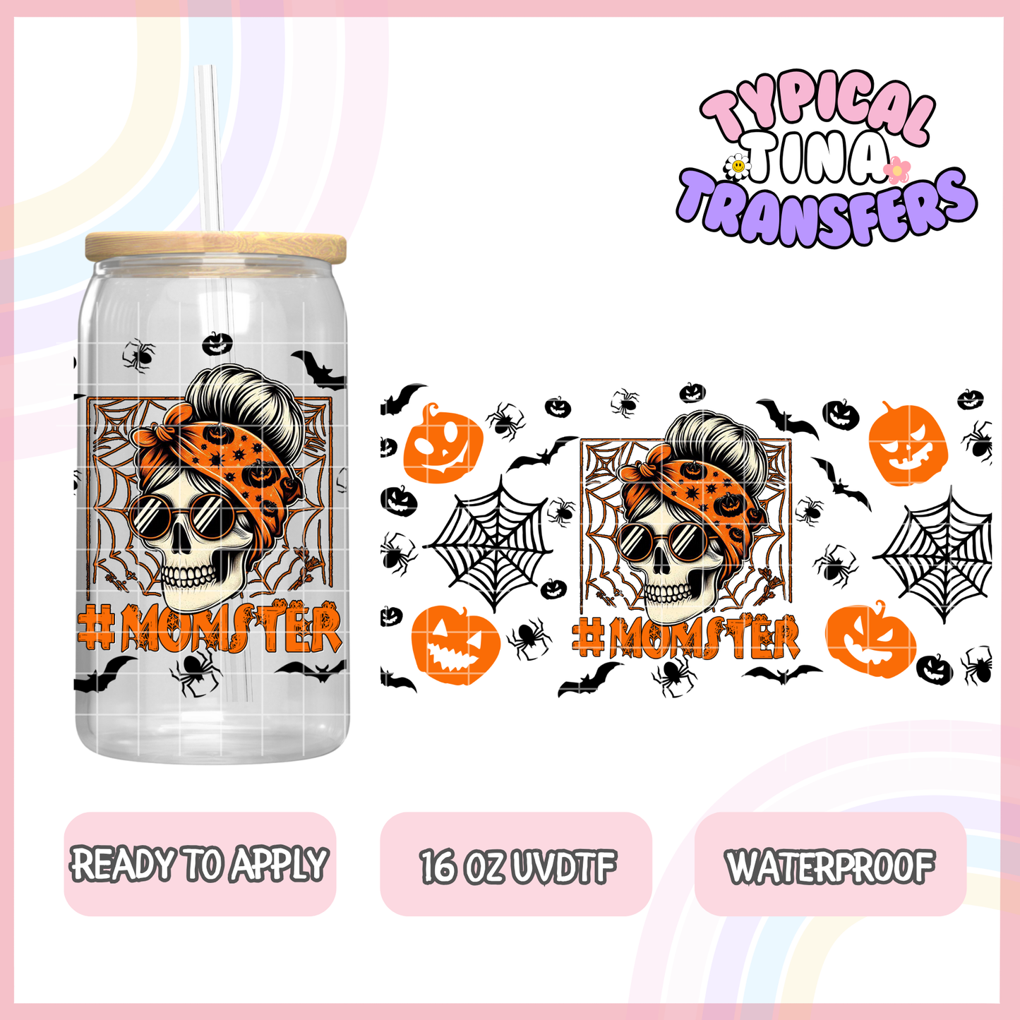 UVDTF #1960 | 16oz UVDTF Wrap | POD