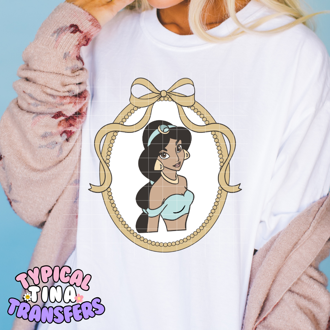 Princess Neutral Frames | DTF Transfer | POD - choose design