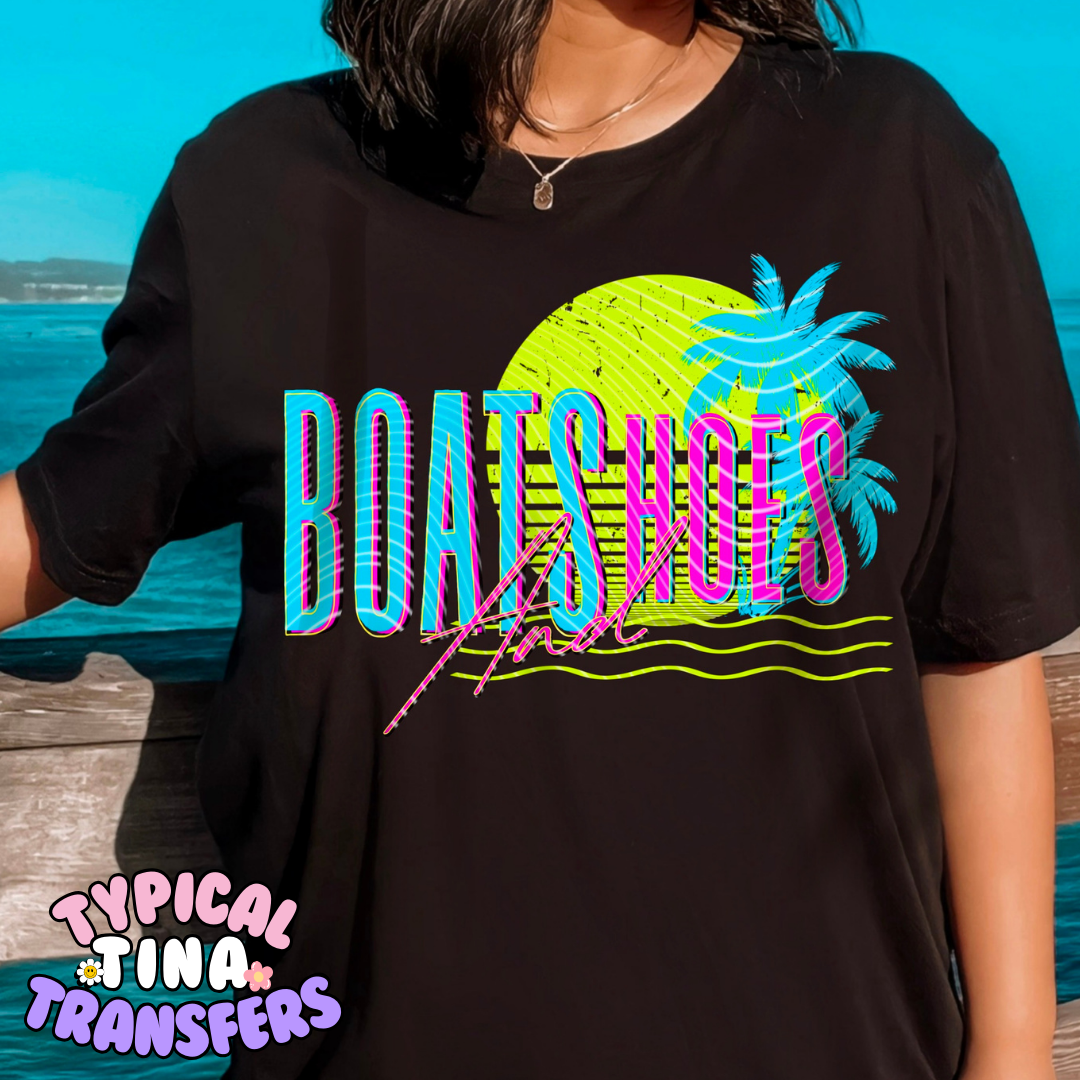 Hot Summer neon design | DTF Screen Print | POD - choose design
