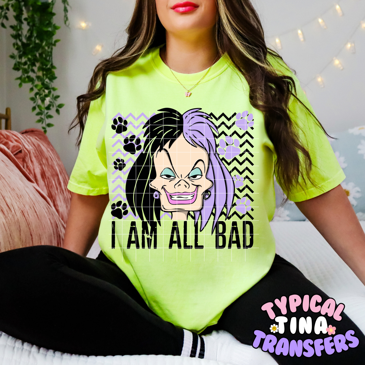 Villain - Cruel I am all bad | DTF Transfer | POD