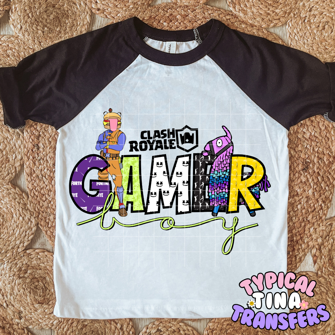 Gamers| DTF Screen Print | POD - choose design
