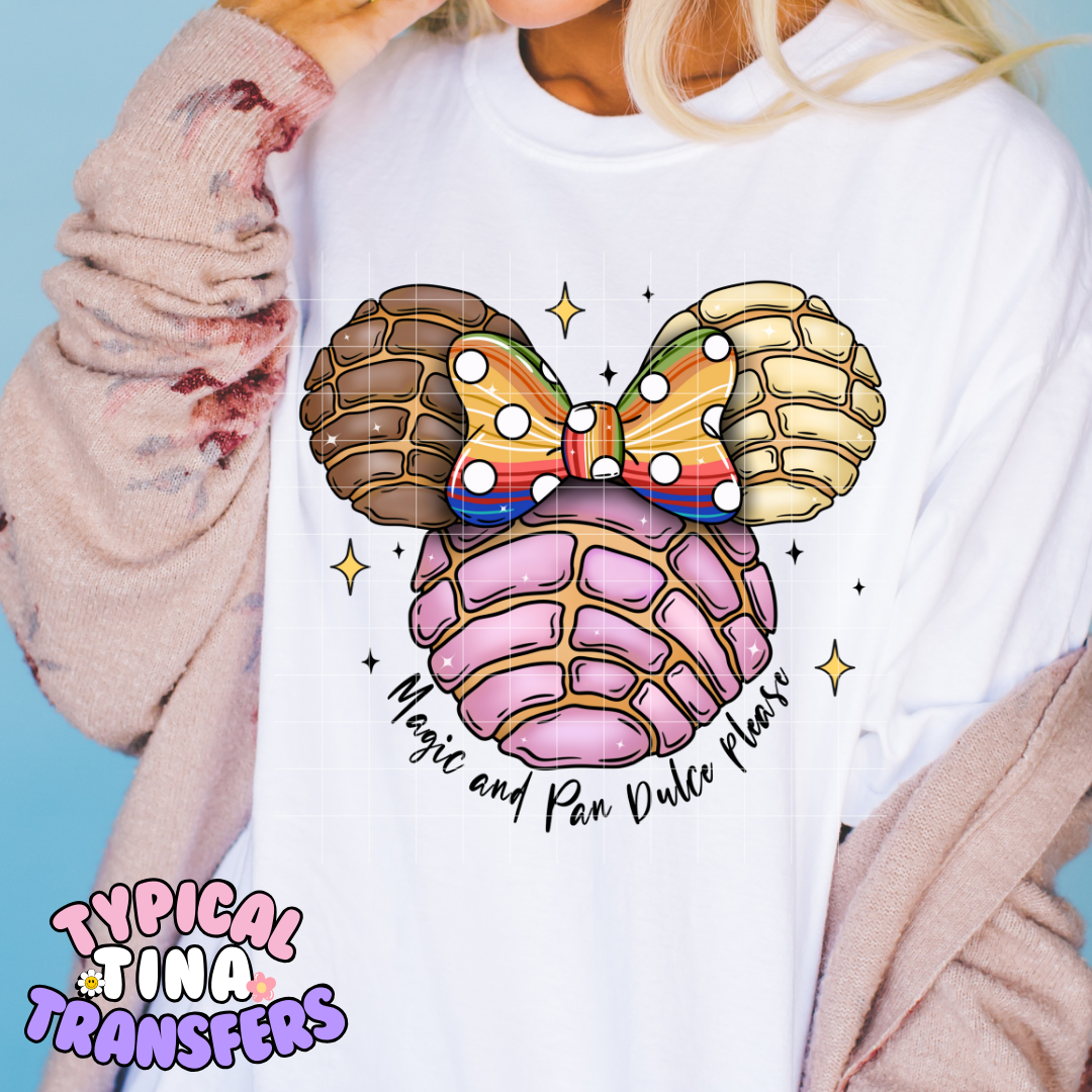 Concha Mouse Ears | DTF Transfer | POD