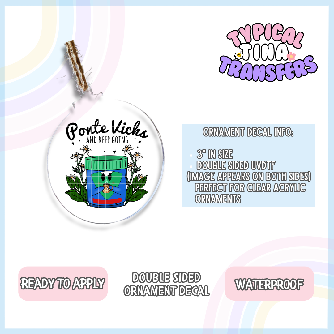 Ponte Vickz | 3" Ornament Decal | POD