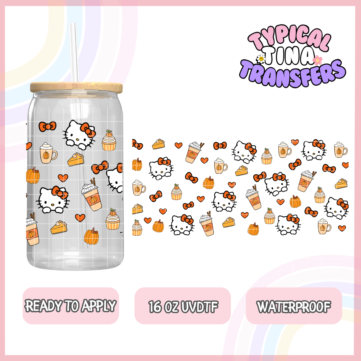 UVDTF #2090 | 16oz UVDTF Wrap | POD