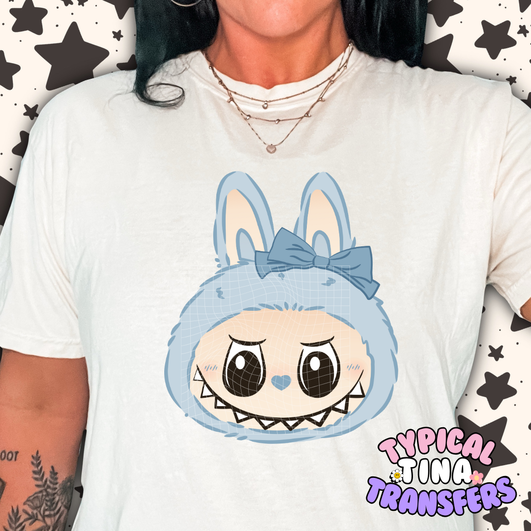 Little Monster Heads small bow (no outline) | DTF Screen Print | POD - choose design