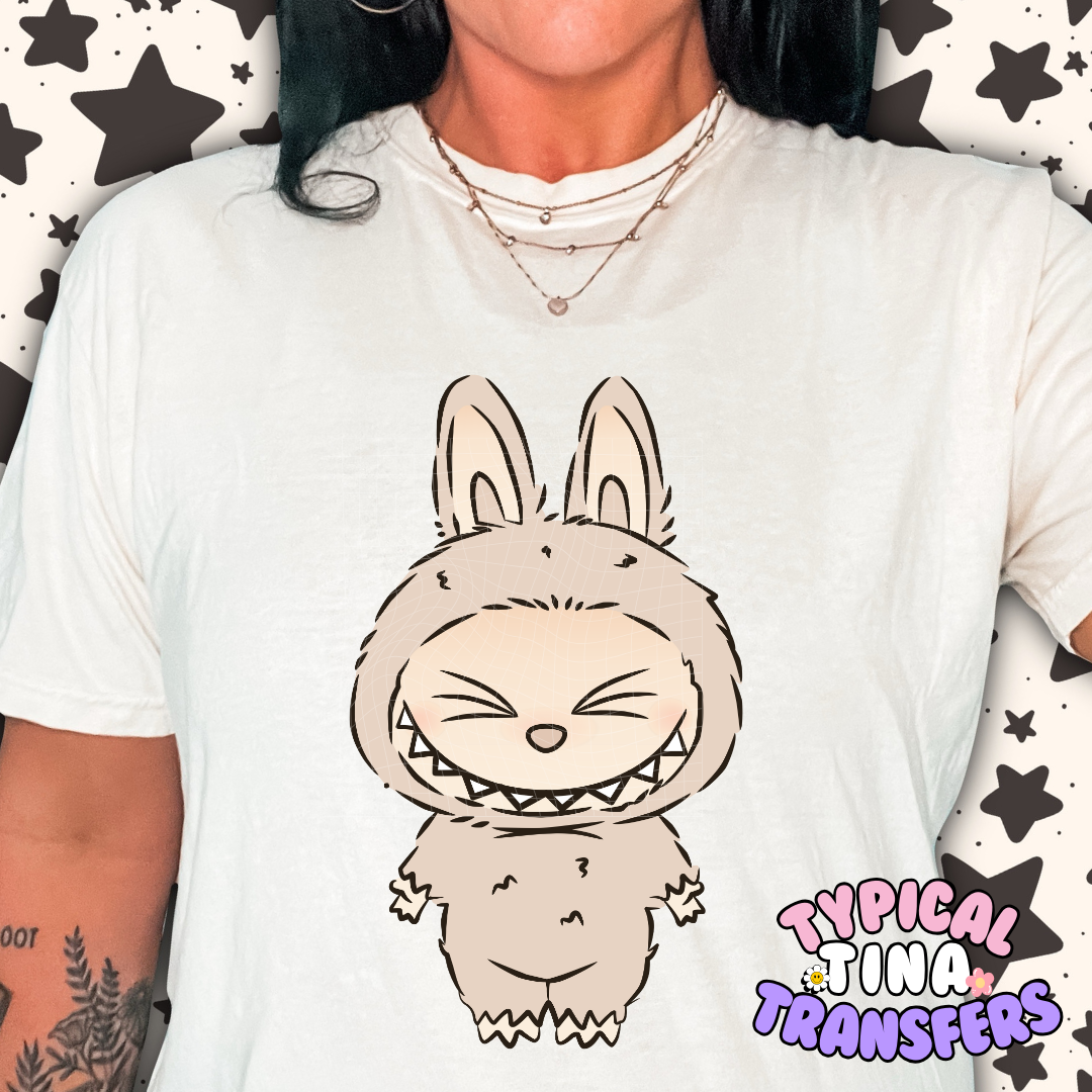 Little Monster squinting | DTF Screen Print | POD - choose design