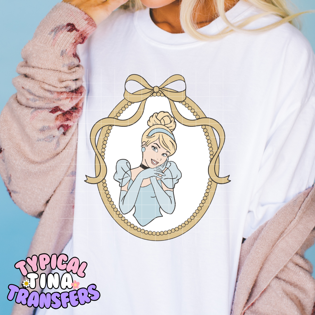 Princess Neutral Frames | DTF Transfer | POD - choose design