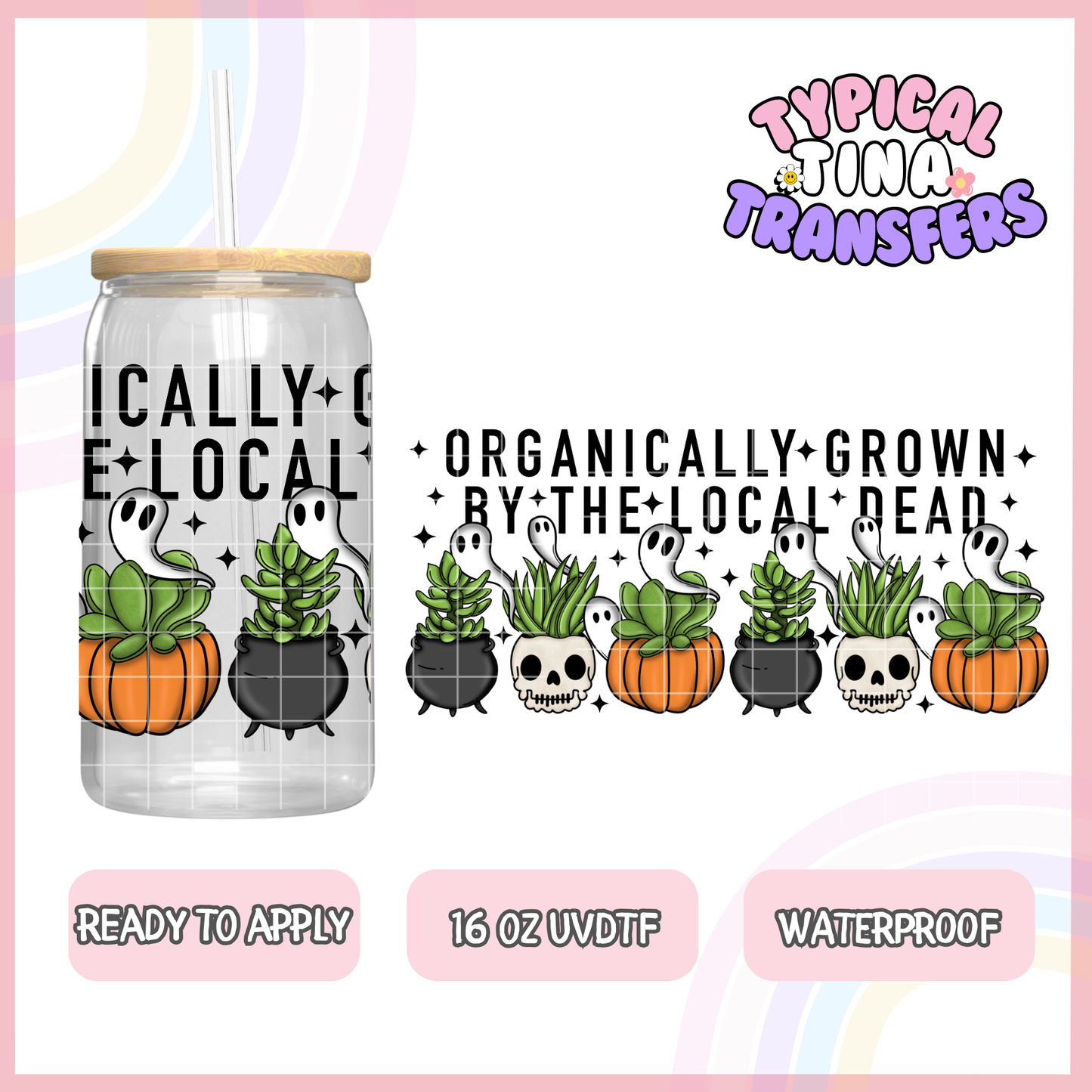 UVDTF #2152 | 16oz UVDTF Wrap | POD