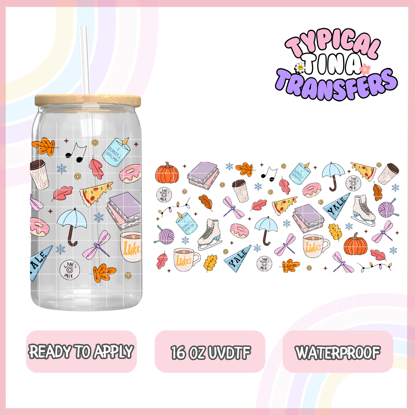 UVDTF #2158 | 16oz UVDTF Wrap | POD