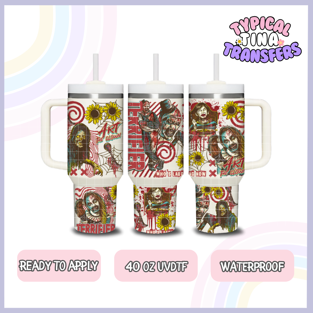 Art Clown | 40oz UVDTF Wrap