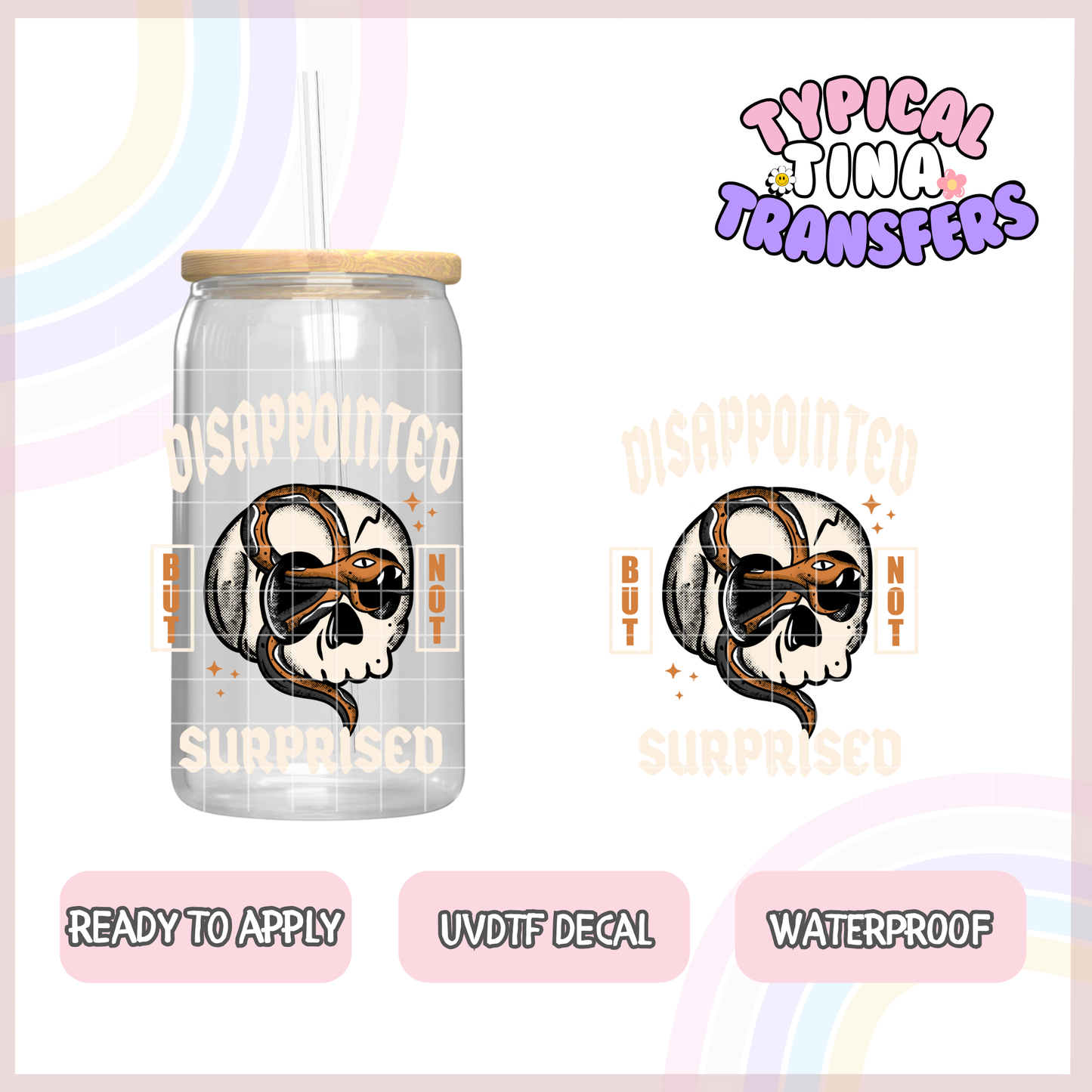 UVDTF Decal | 3"-4" decals | POD
