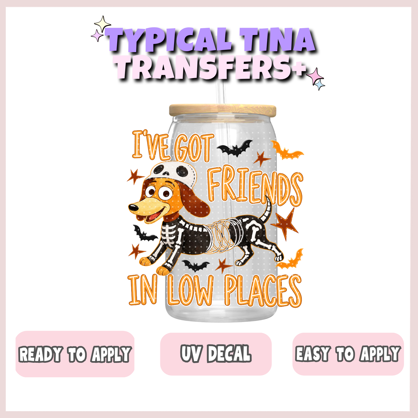 I've got friends in low places | UV decals | POD