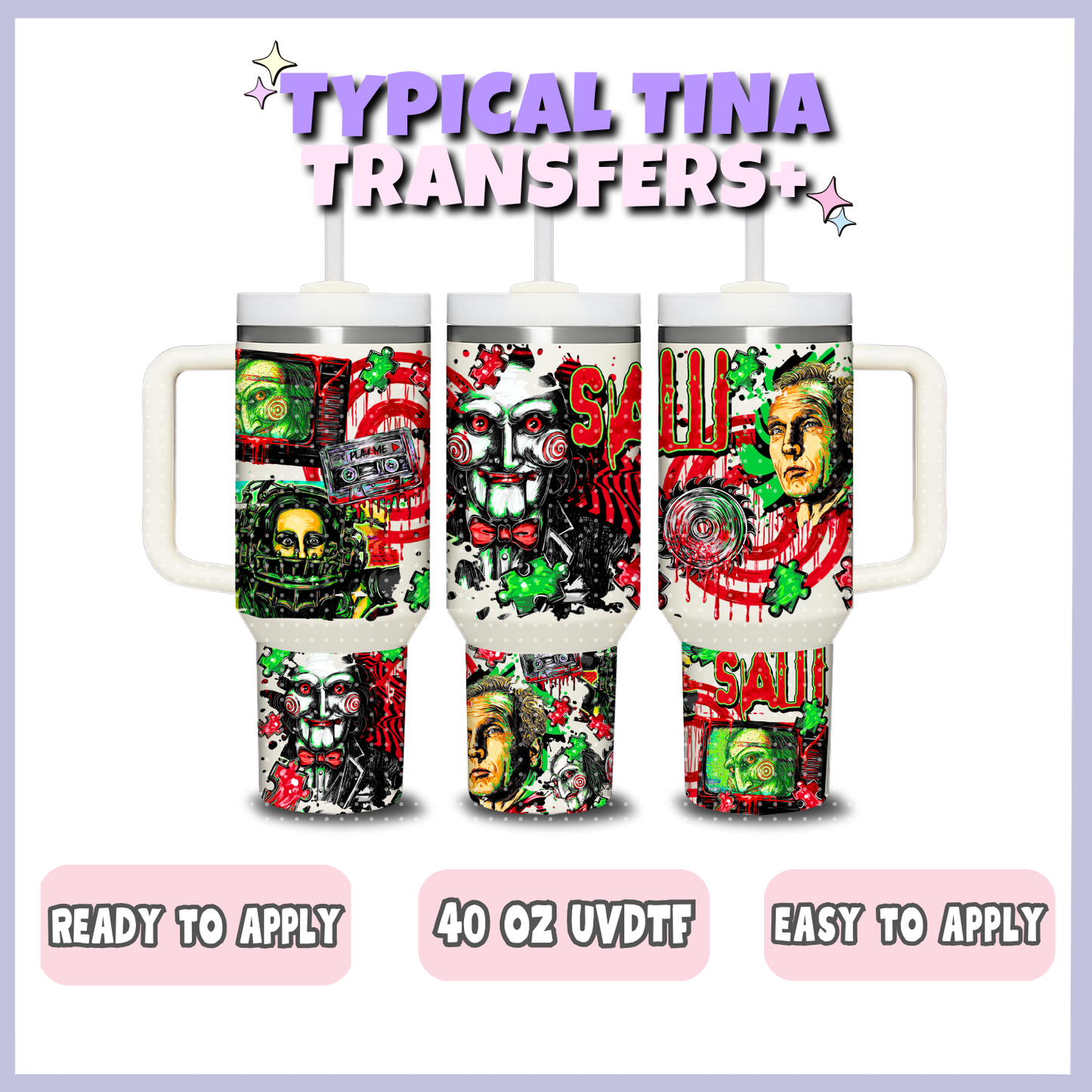 play a game | 40oz UVDTF Wrap | POD