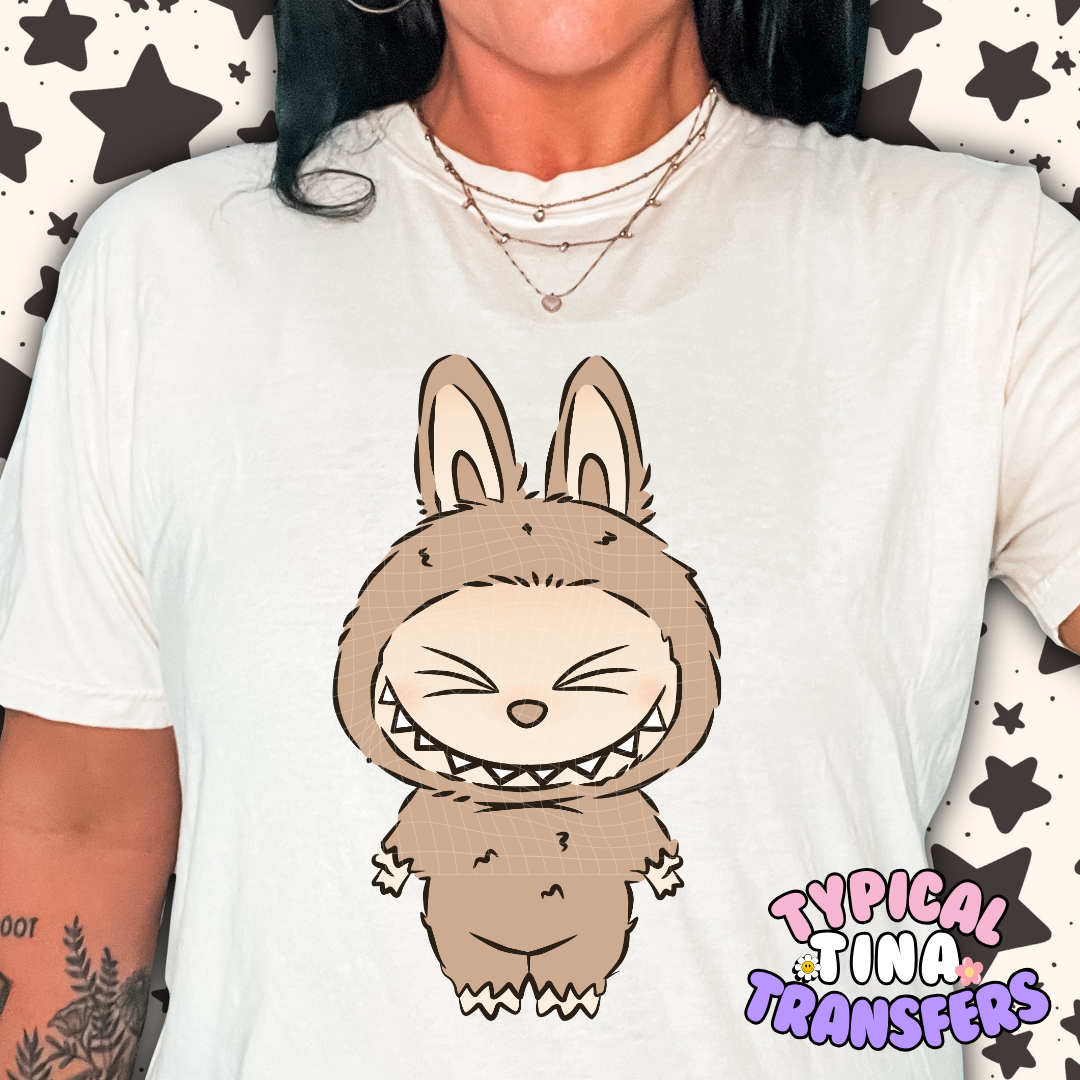 Little Monster squinting | DTF Screen Print | POD - choose design