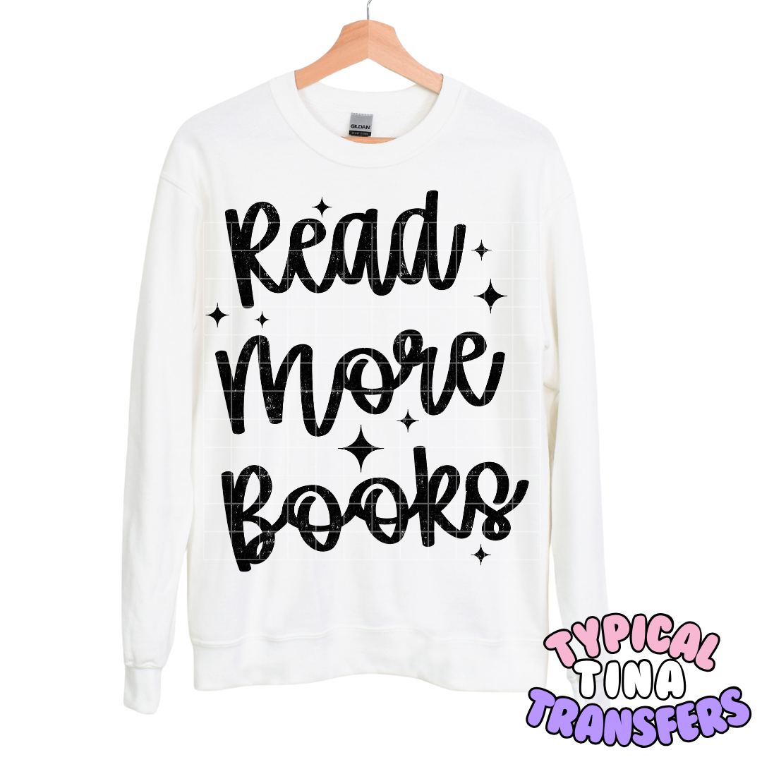 Read more books | DTF Transfers | POD
