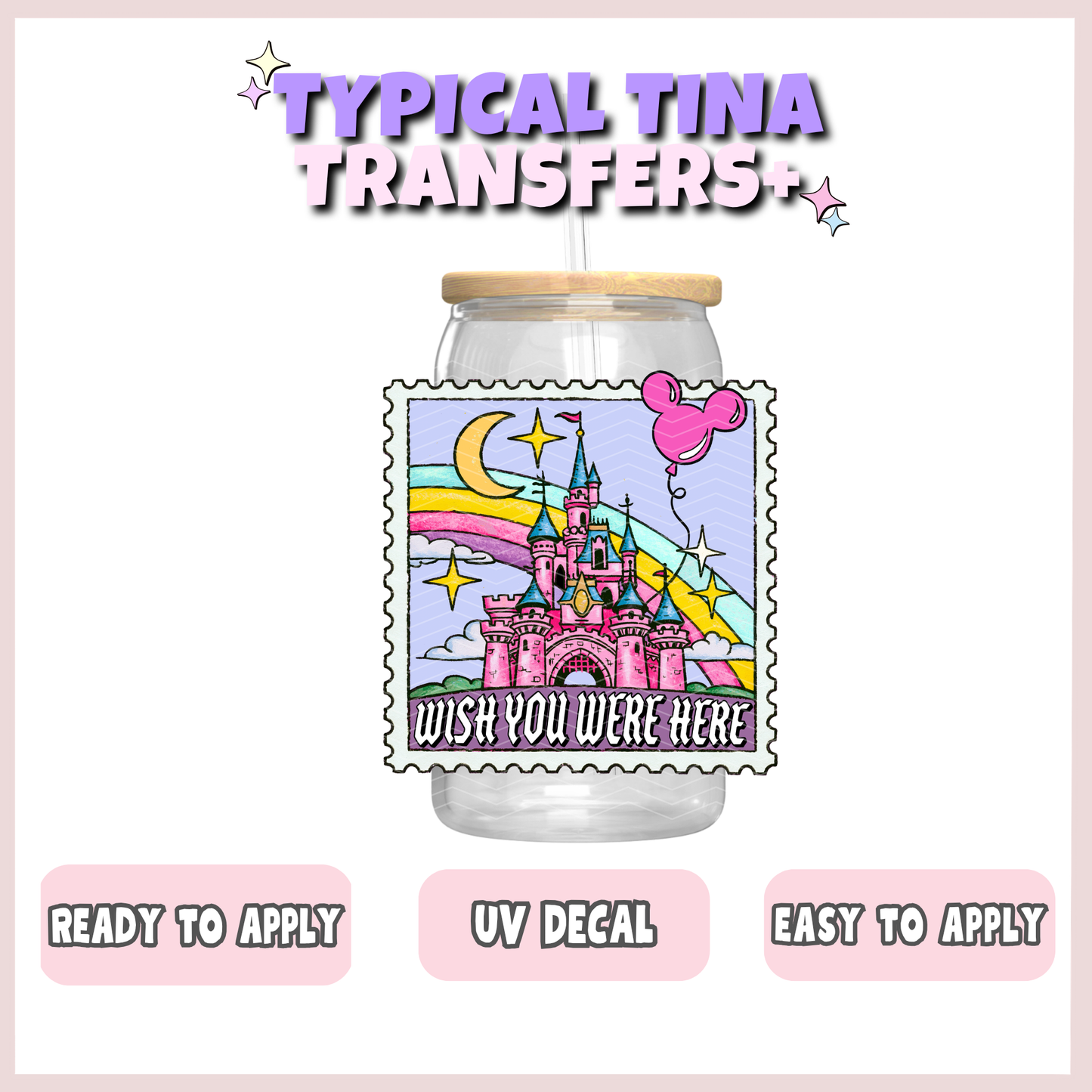 castle stamp | UV decals | POD