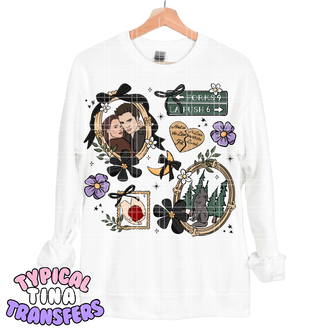 Vampires Love Coquette Frames | DTF Transfers | POD