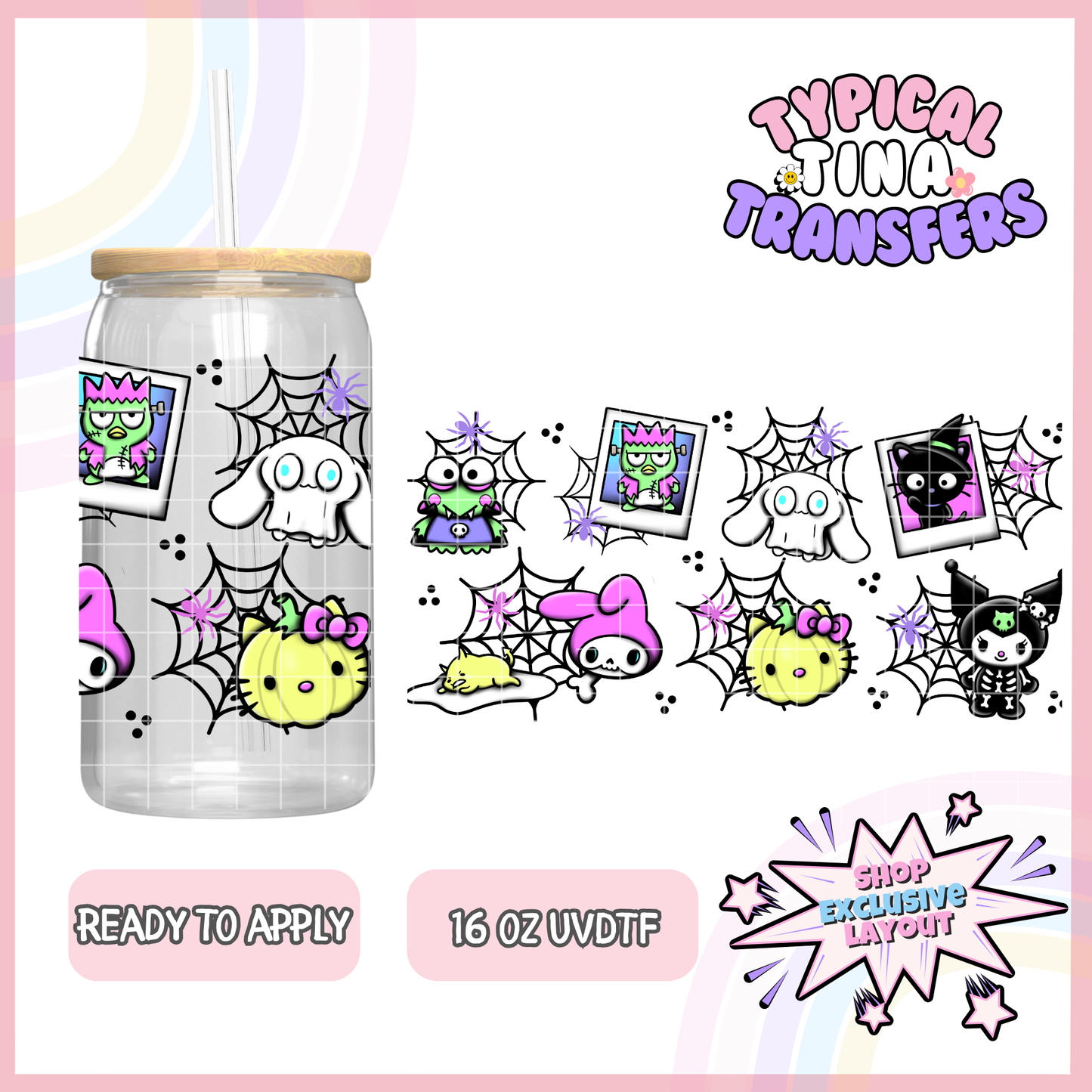 UVDTF #2241 | 16oz UVDTF Wrap | POD