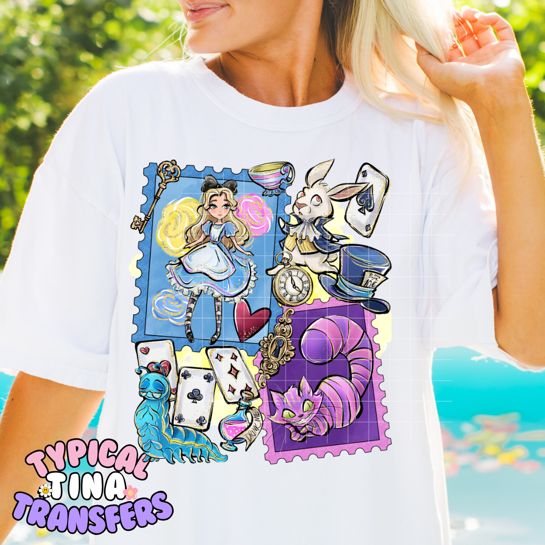 Character Stamps | DTF Transfer | POD - CHOOSE DESIGN