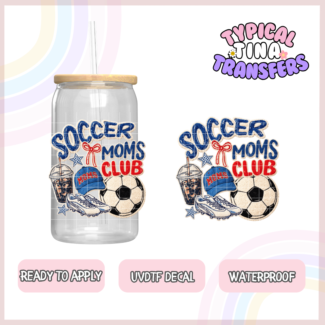 soccer mom club | UV decals | POD