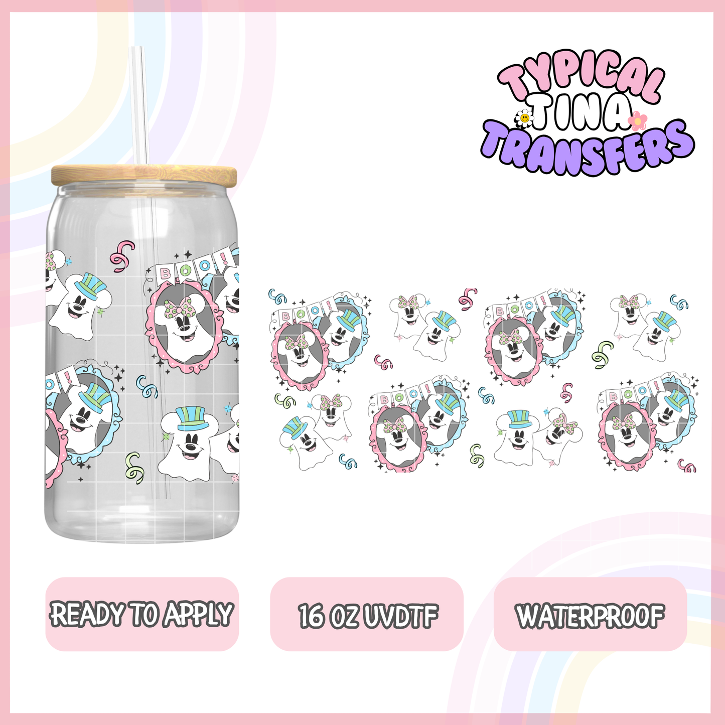 UVDTF #8094 | 16oz UVDTF Wrap | POD