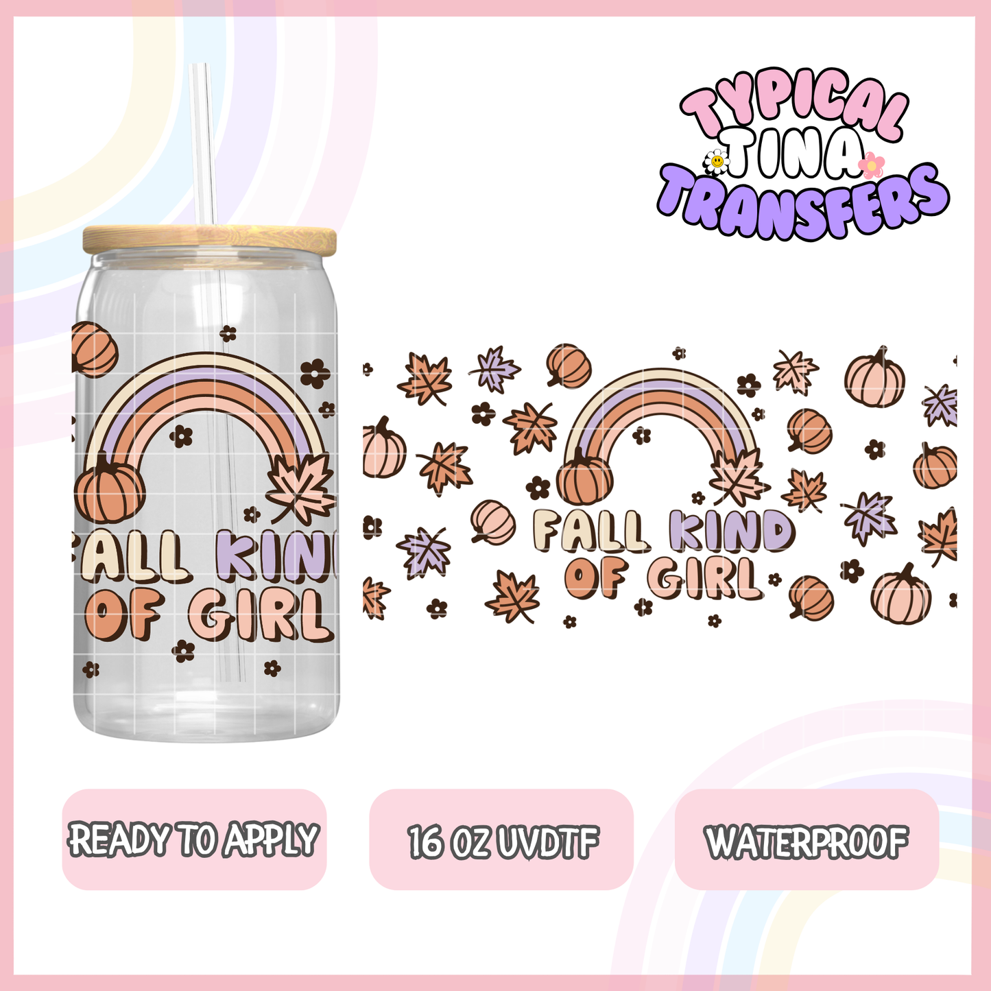 UVDTF #2339 | 16oz UVDTF Wrap | POD