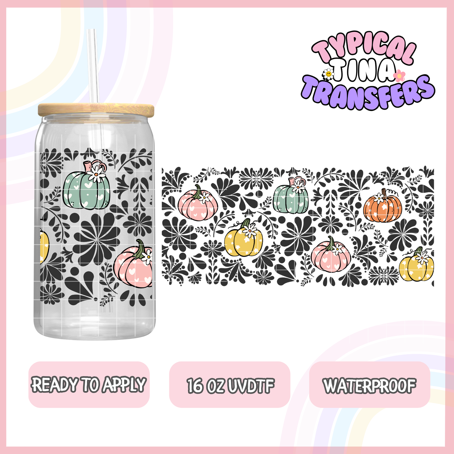 UVDTF #2388 | 16oz UVDTF Wrap | POD