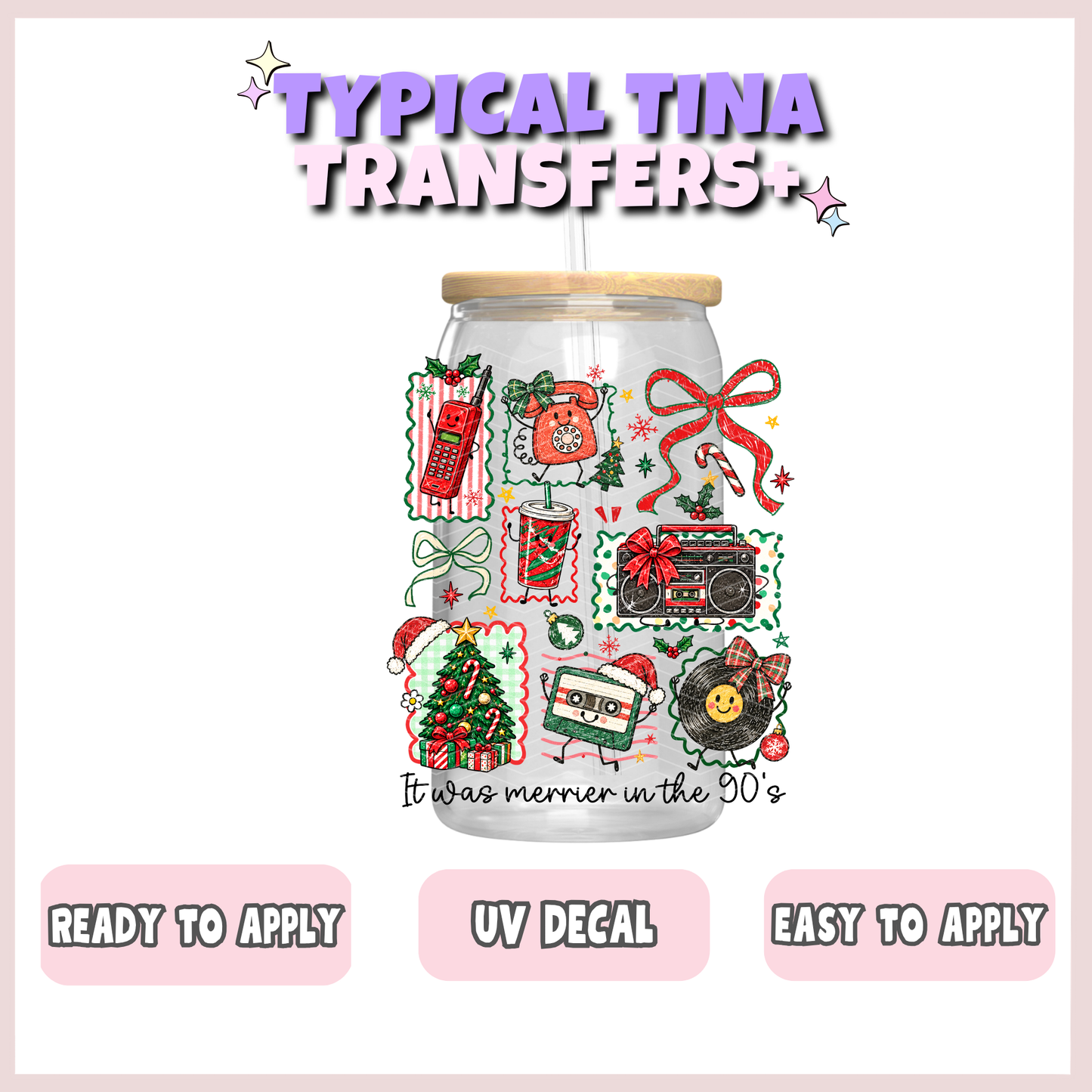 it was merrier in the 90's | UV decals | POD