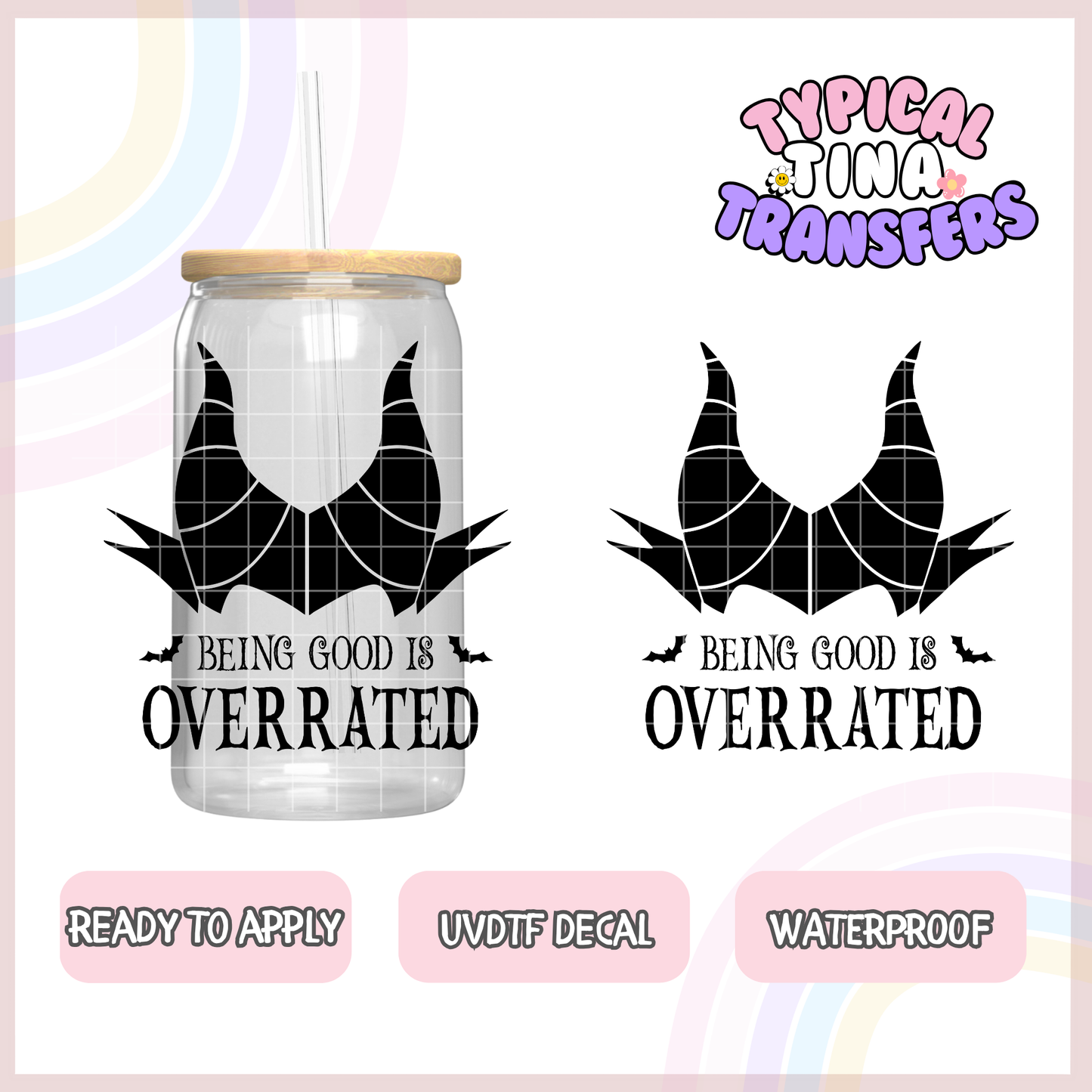 UVDTF Decal | 3"-4" decals | POD