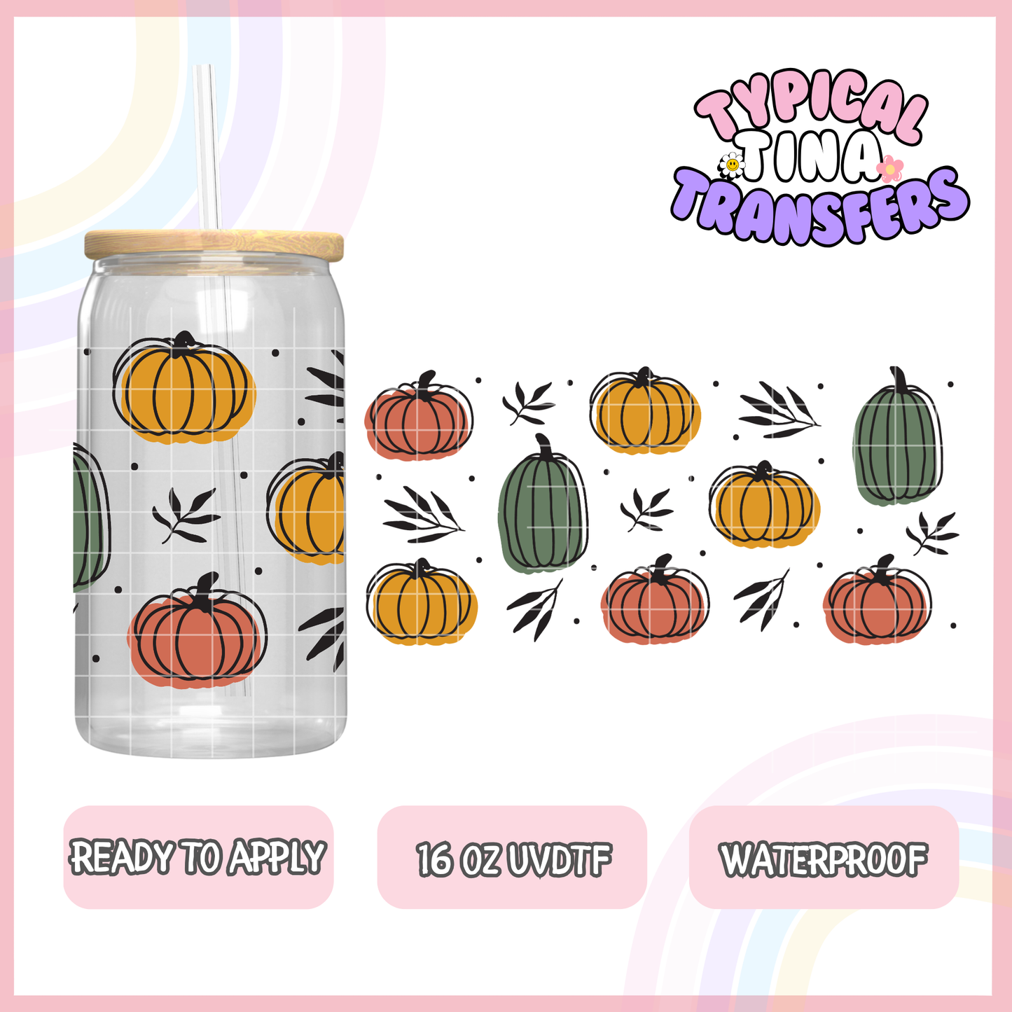 UVDTF #2476 | 16oz UVDTF Wrap | POD