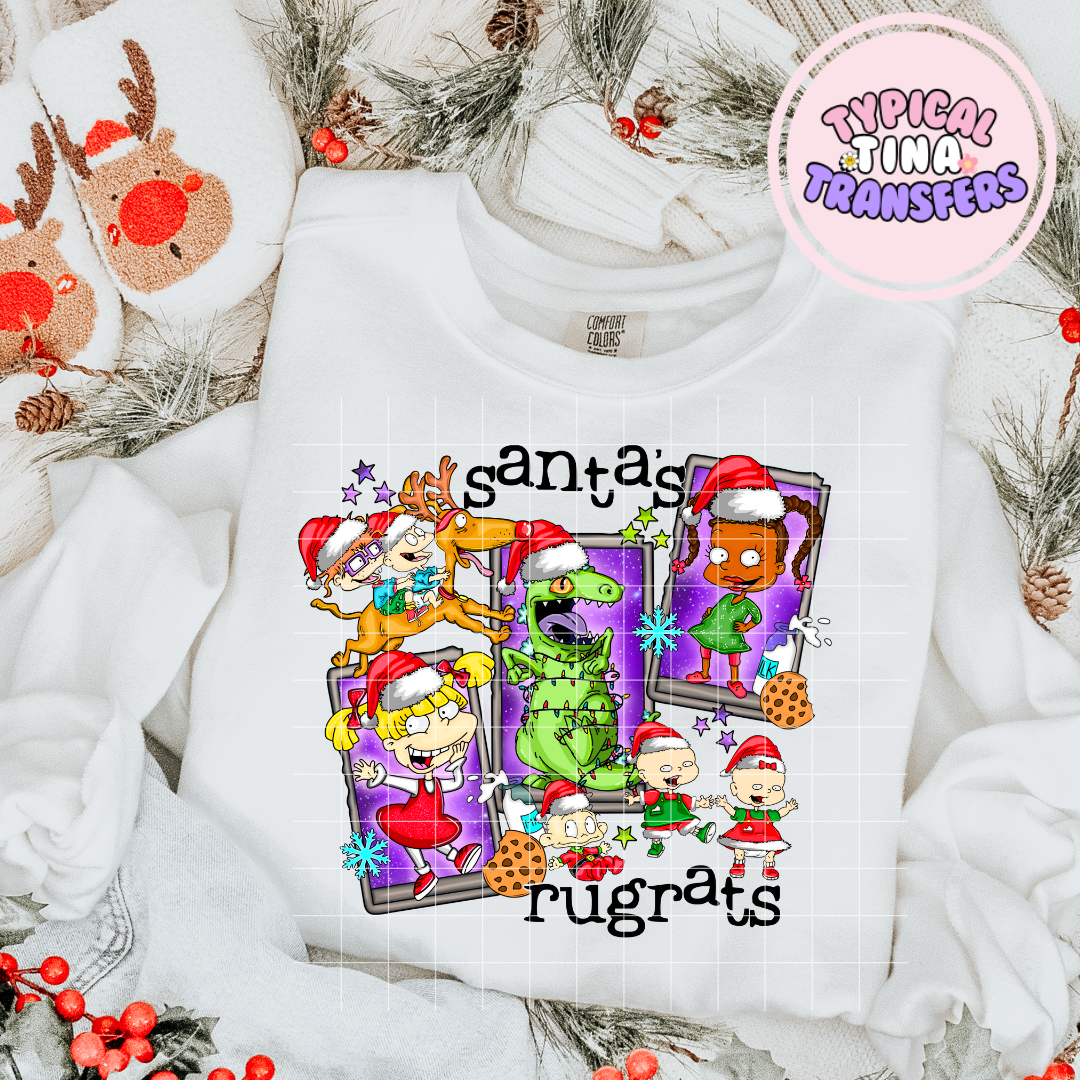 Santa Kids | DTF Screen Print