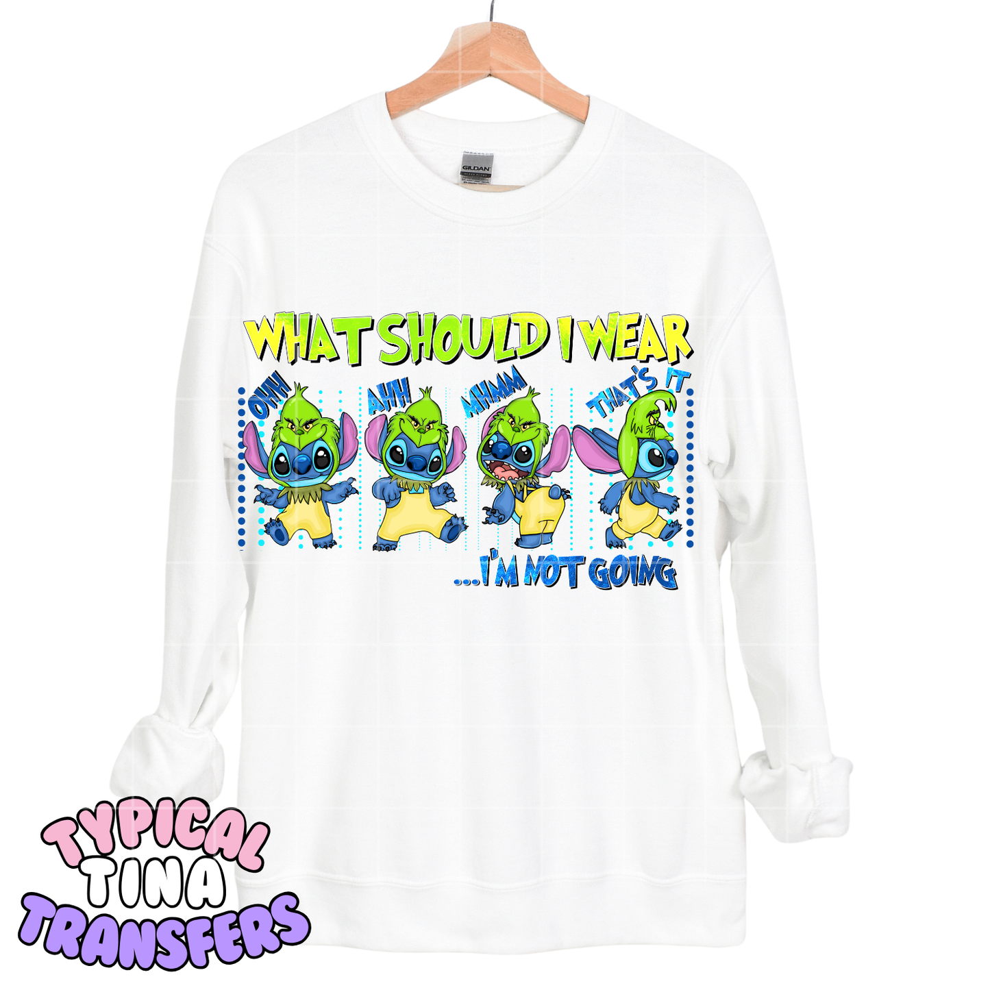 What should I wear - St!tch Gr!nch | DTF Screen Print | POD