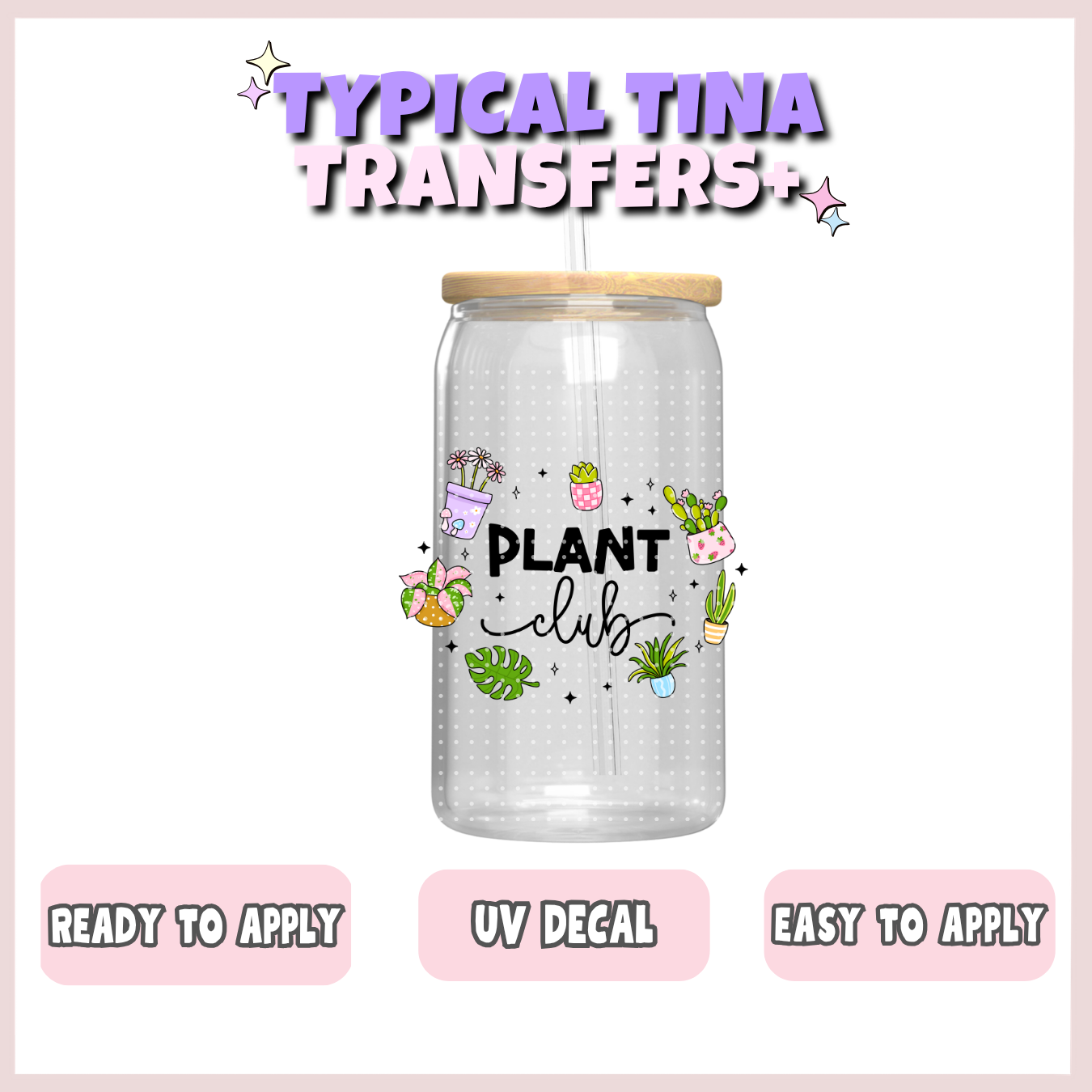 plant club | UV decals | POD