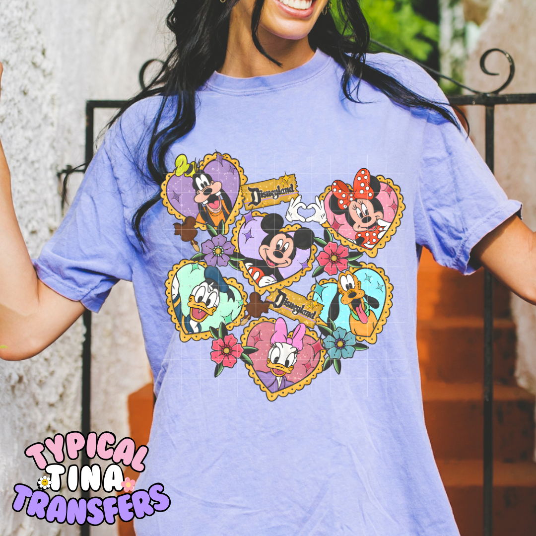 Gold Frame Magical Gang | DTF Screen Print | POD