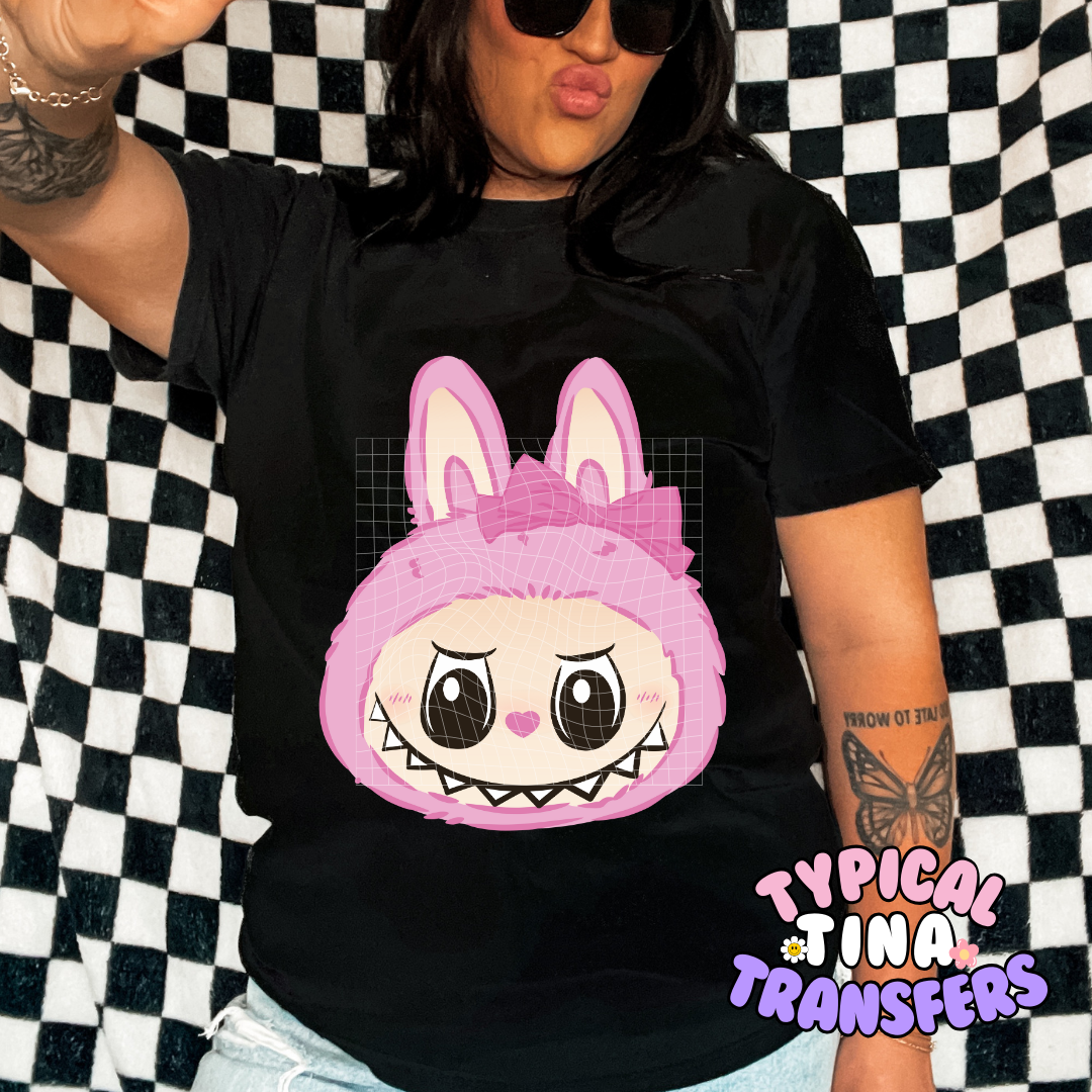 Little Monster Heads small bow (no outline) | DTF Screen Print | POD - choose design