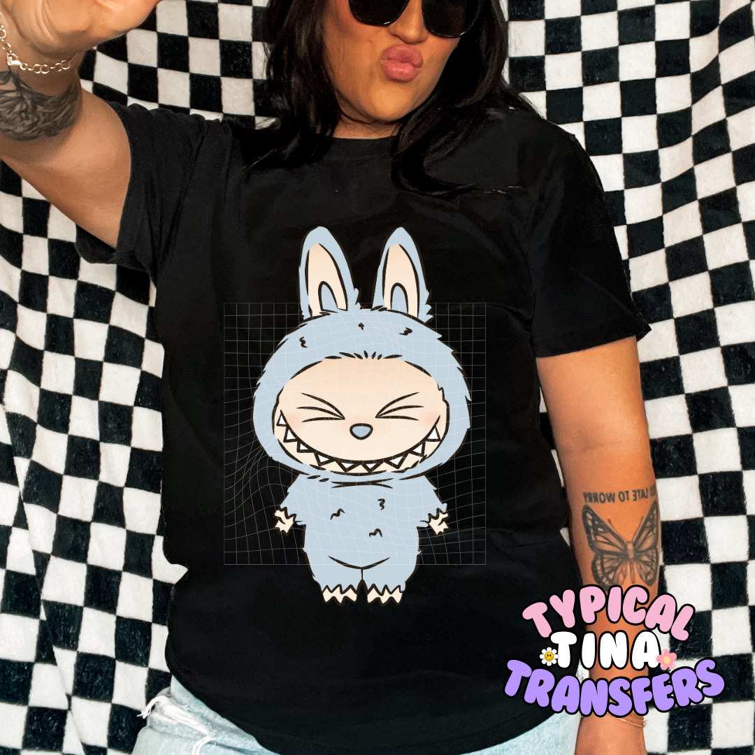 Little Monster squinting | DTF Screen Print | POD - choose design