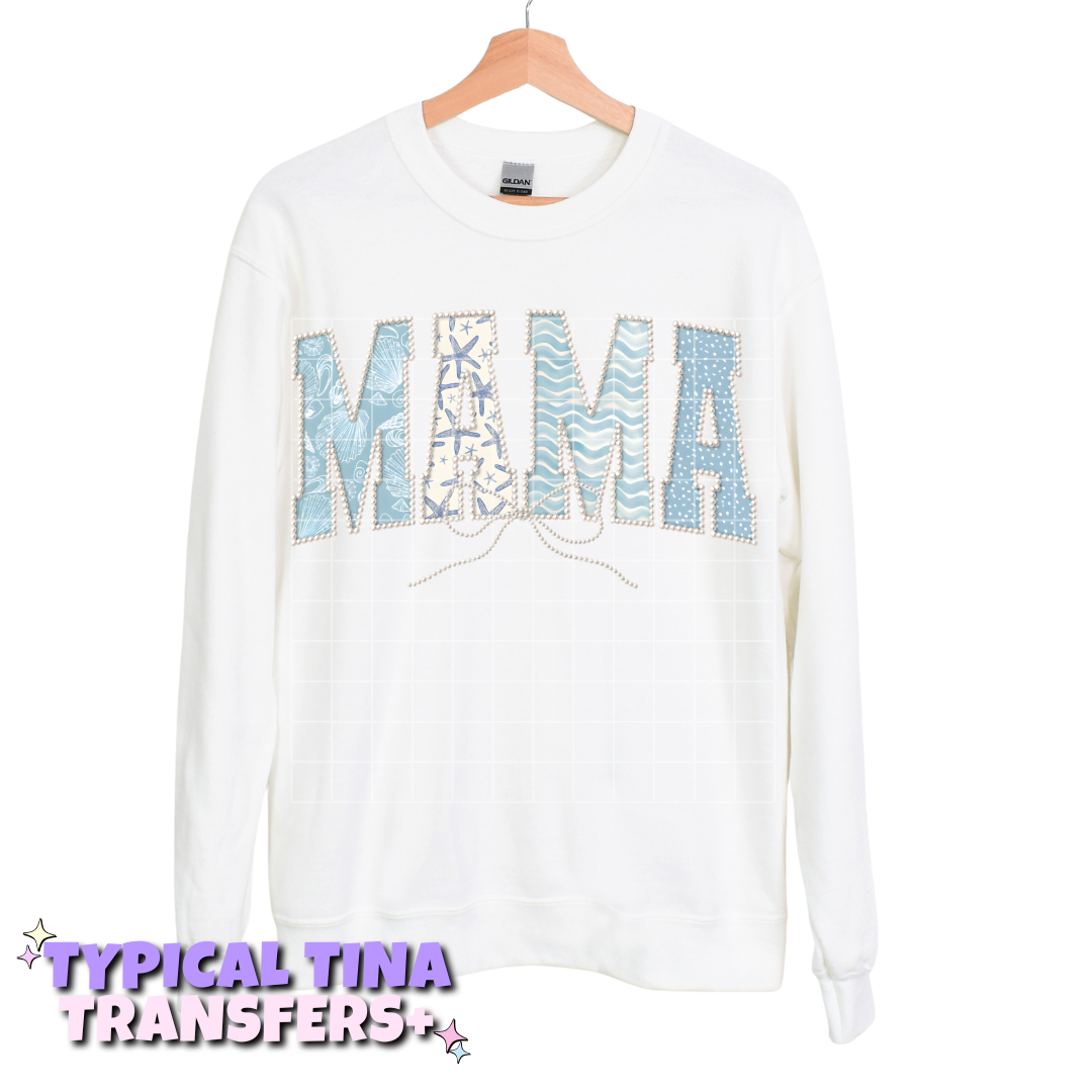 Mama ocean vibes | DTF Transfers | POD
