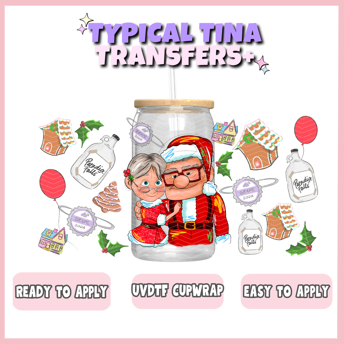 UVDTF #2636 | 16oz UVDTF Wrap | POD