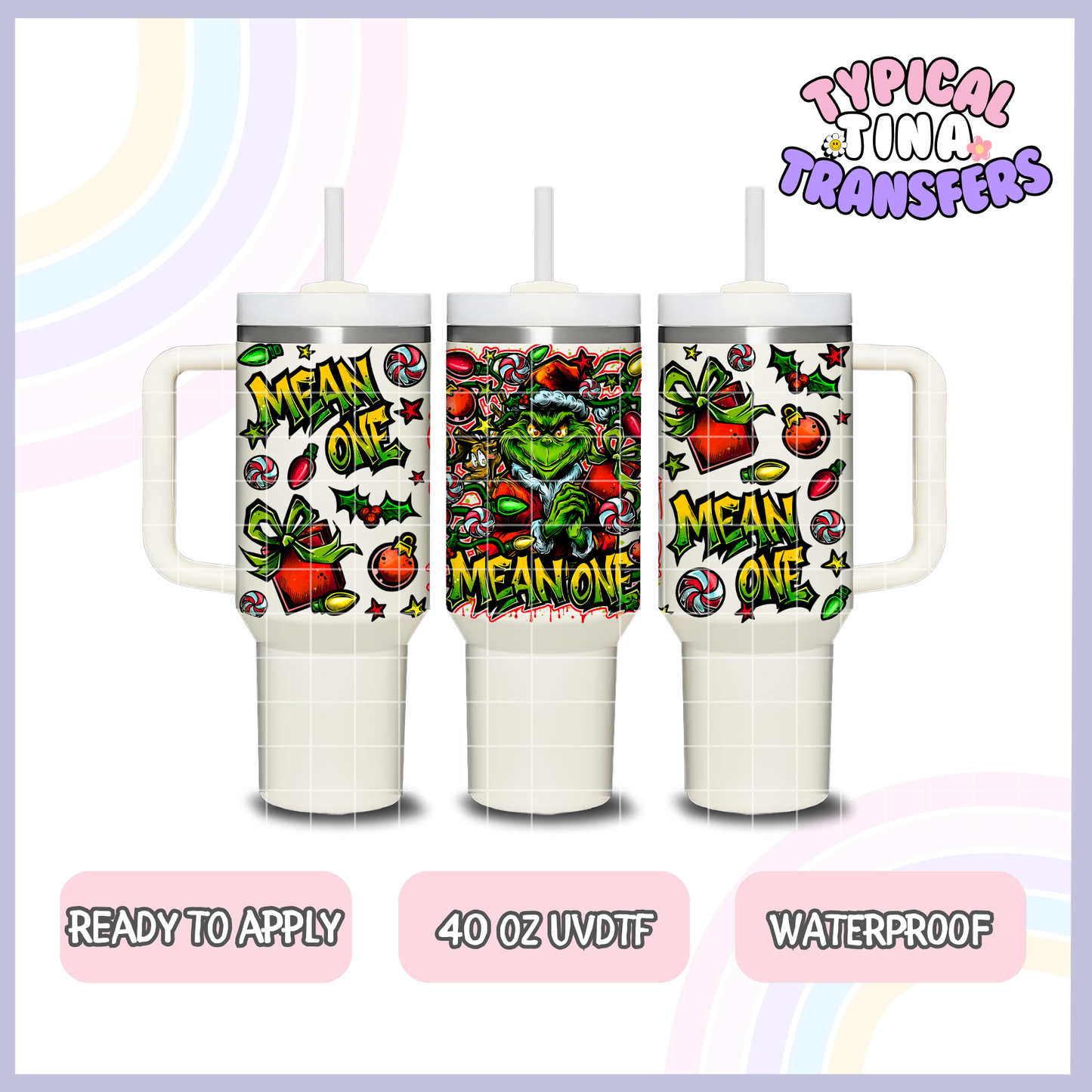 Mean one | 40oz UVDTF Wrap | POD