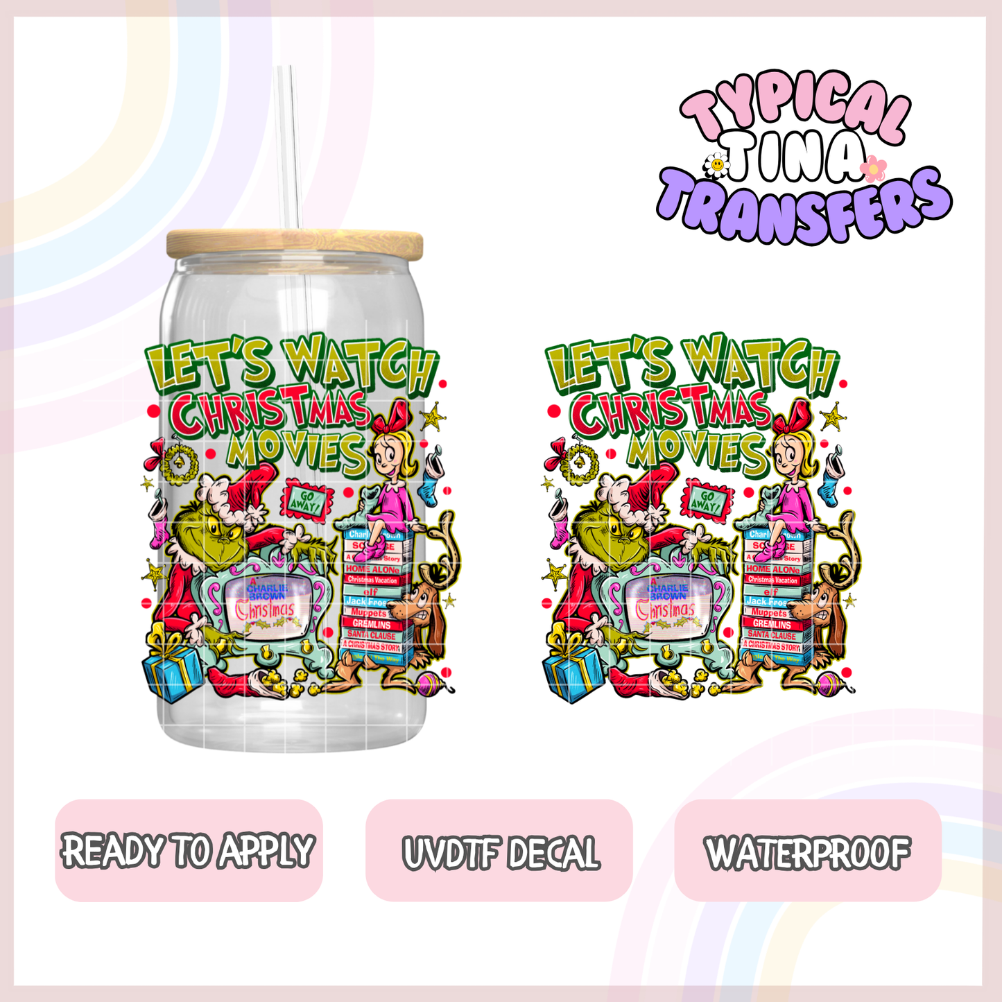 UVDTF Decal | 3"-4" decals | POD
