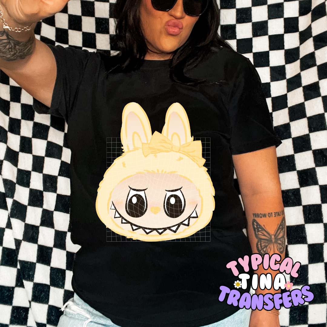 Little Monster Heads small bow (no outline) | DTF Screen Print | POD - choose design
