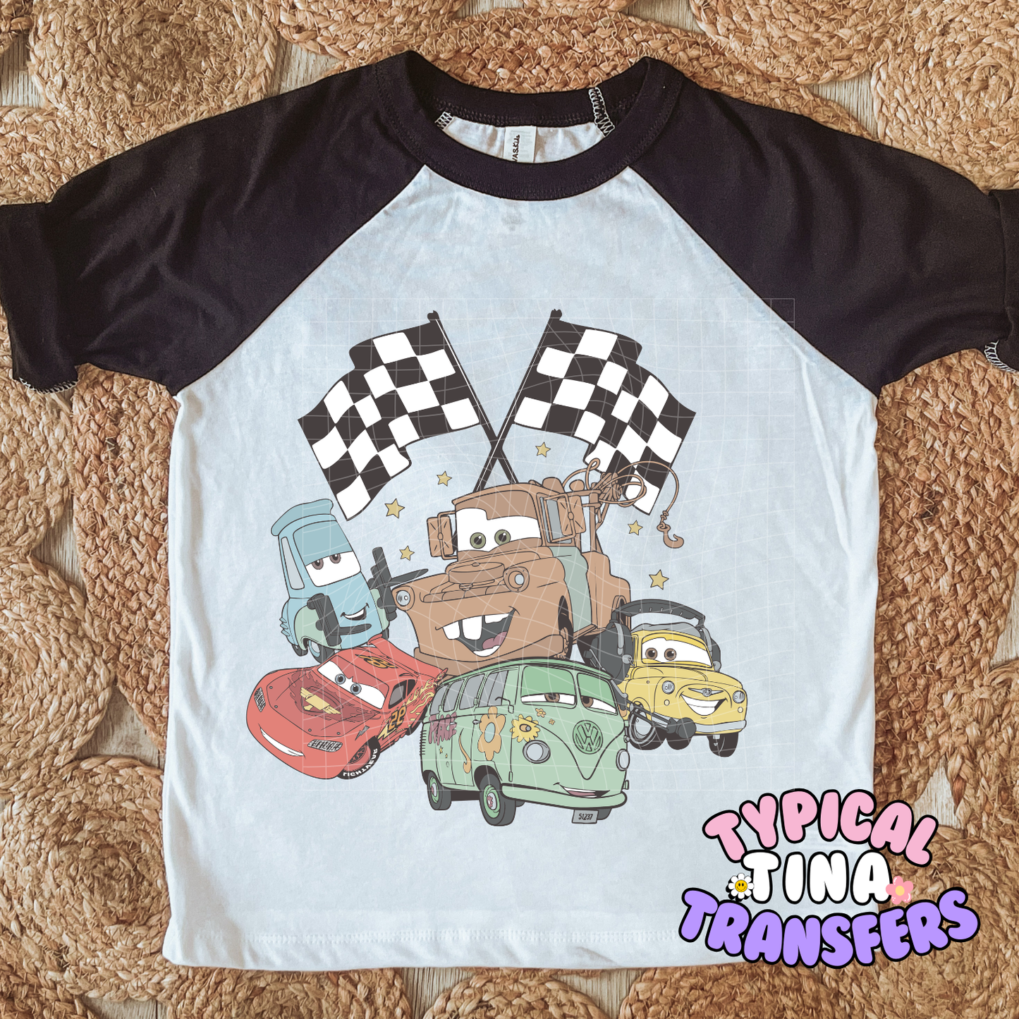 Car and friends | DTF Screen Print | POD