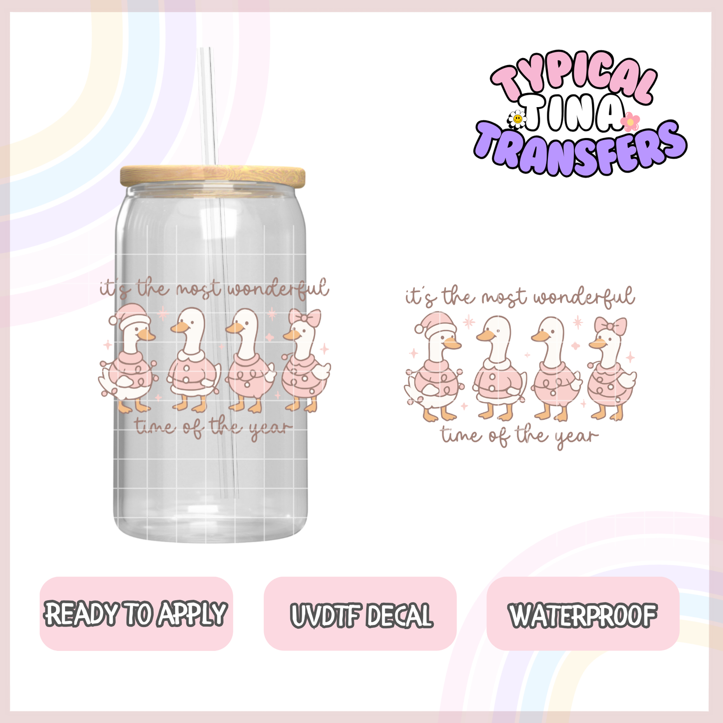 UVDTF Decal | 3"-4" decals | POD