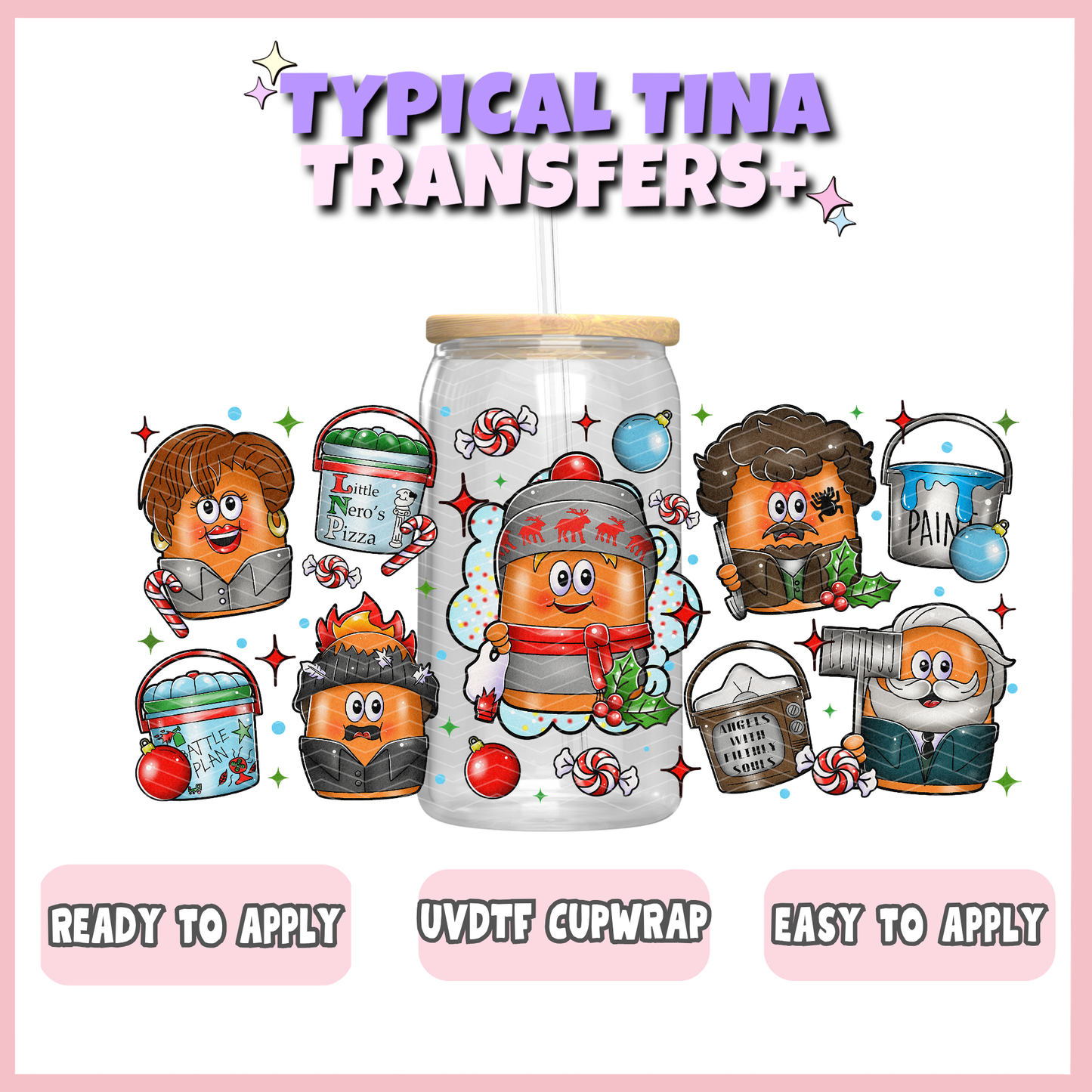 UVDTF #2773 | 16oz UVDTF Wrap | POD