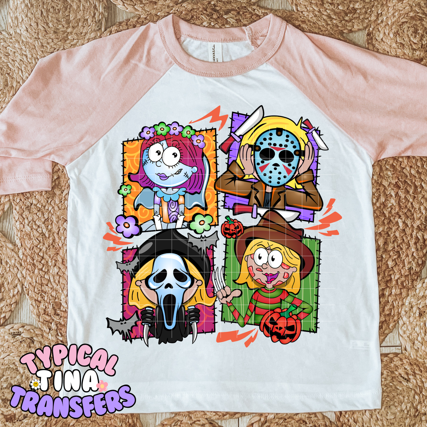 Liz Halloween Mash-up | DTF Transfer | 12" Adult